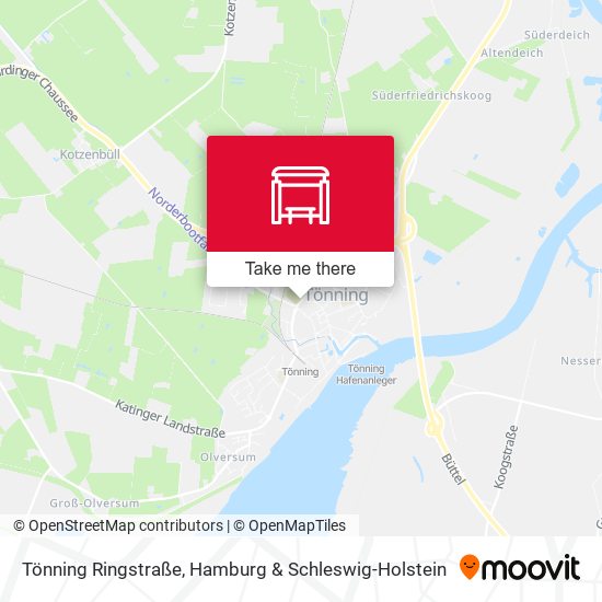 Tönning Ringstraße map