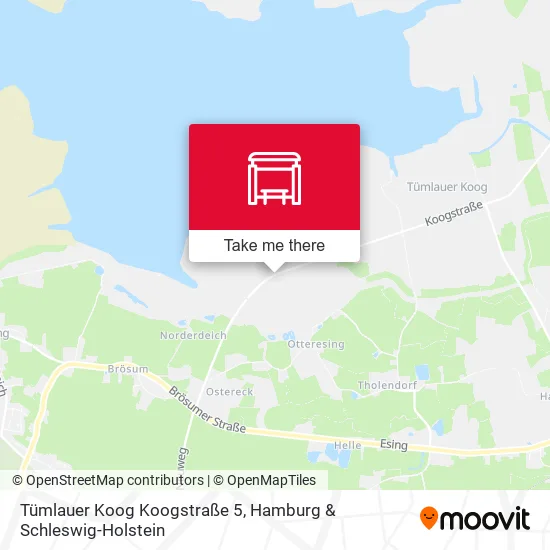 Карта Tümlauer Koog Koogstraße 5