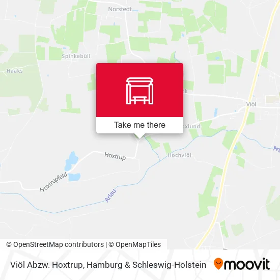 Карта Viöl Abzw. Hoxtrup