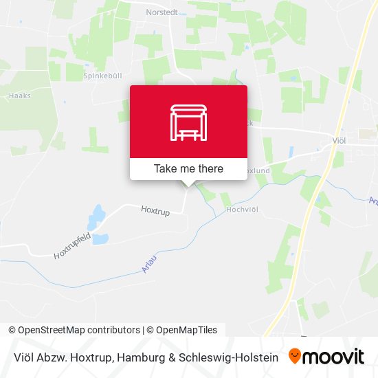 Viöl Abzw. Hoxtrup map