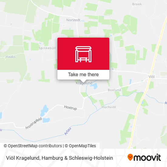 Карта Viöl Kragelund