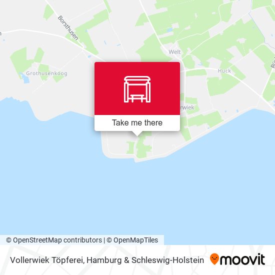 Vollerwiek Töpferei map