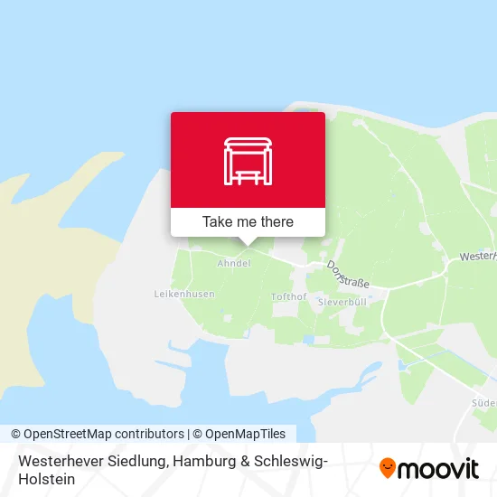 Карта Westerhever Siedlung