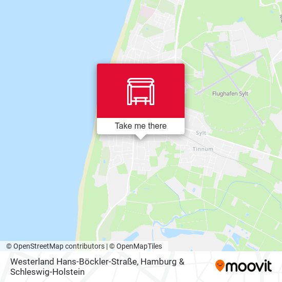 Westerland Hans-Böckler-Straße map