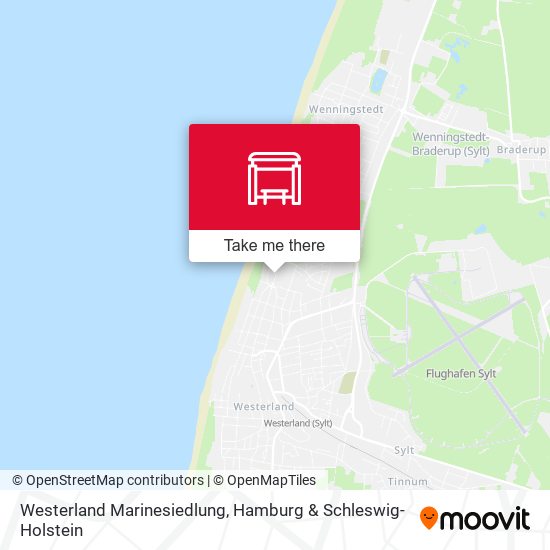 Westerland Marinesiedlung map