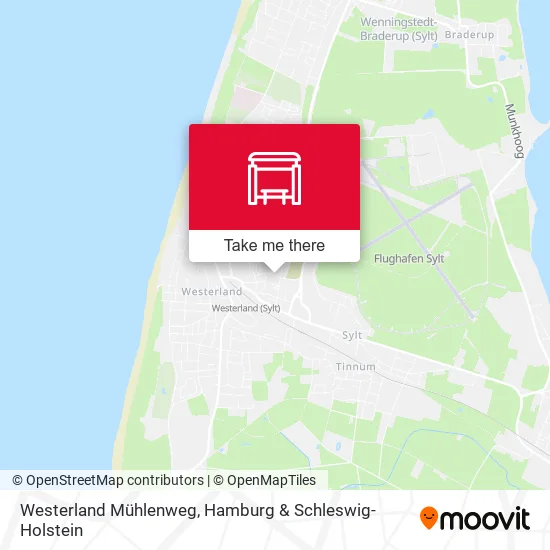 Карта Westerland Mühlenweg