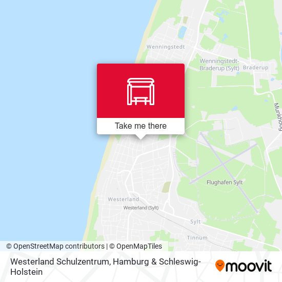 Westerland Schulzentrum map