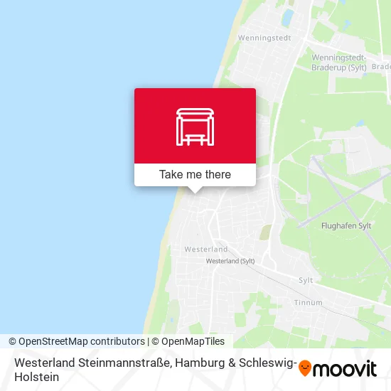 Карта Westerland Steinmannstraße