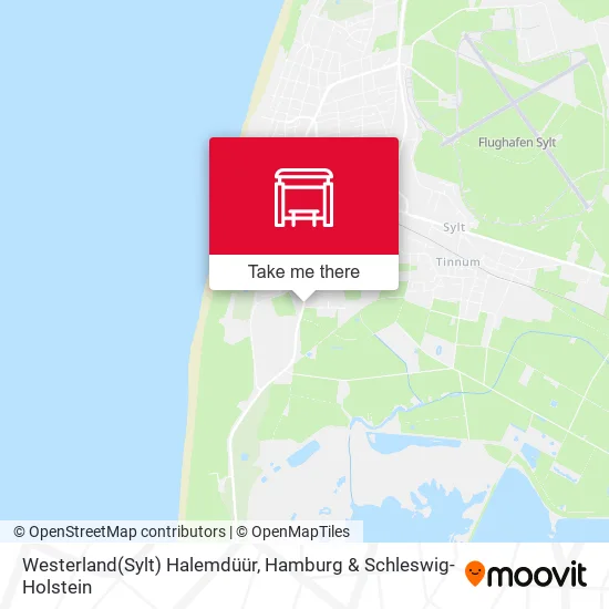 Карта Westerland(Sylt) Halemdüür