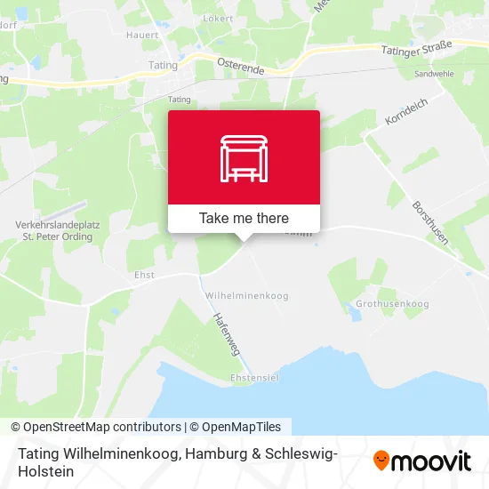 Карта Tating Wilhelminenkoog