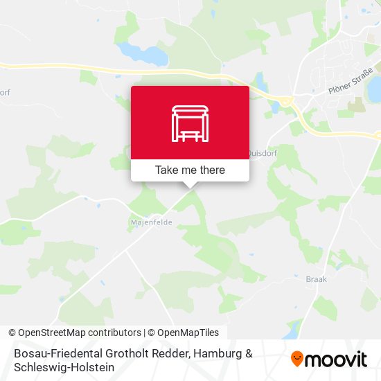 Bosau-Friedental Grotholt Redder map