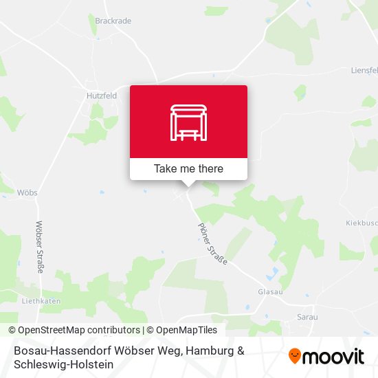 Bosau-Hassendorf Wöbser Weg map