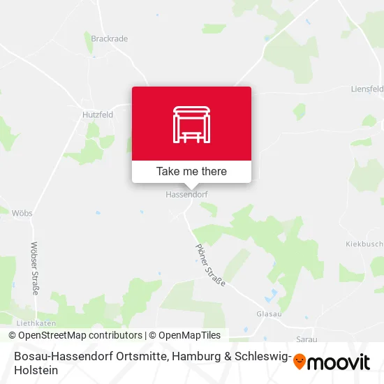 Карта Bosau-Hassendorf Ortsmitte