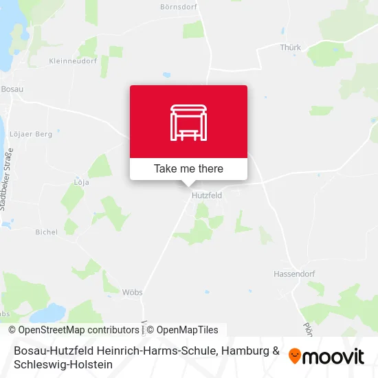 Карта Bosau-Hutzfeld Heinrich-Harms-Schule