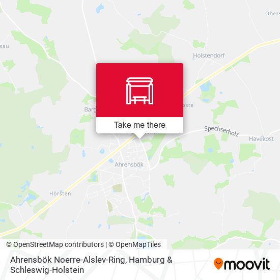 Ahrensbök Noerre-Alslev-Ring map