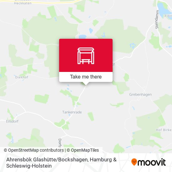 Ahrensbök Glashütte/Bockshagen map