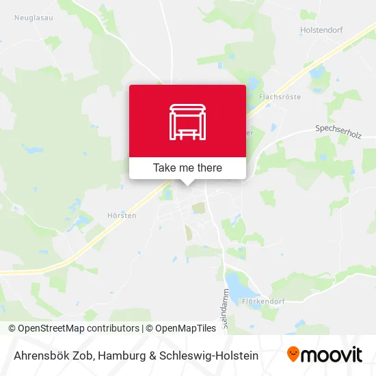 Карта Ahrensbök Zob