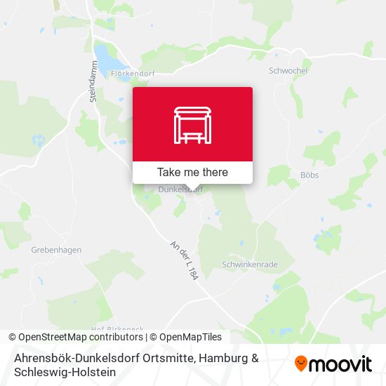 Ahrensbök-Dunkelsdorf Ortsmitte map