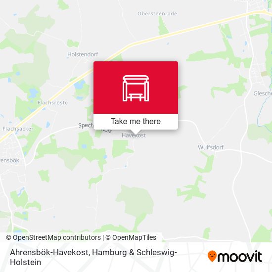 Ahrensbök-Havekost map