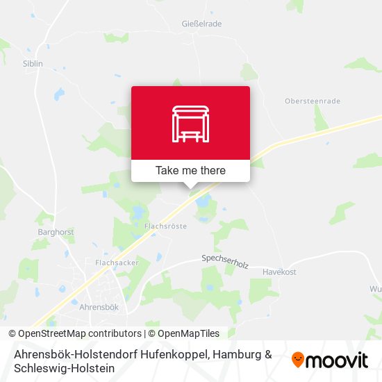 Ahrensbök-Holstendorf Hufenkoppel map