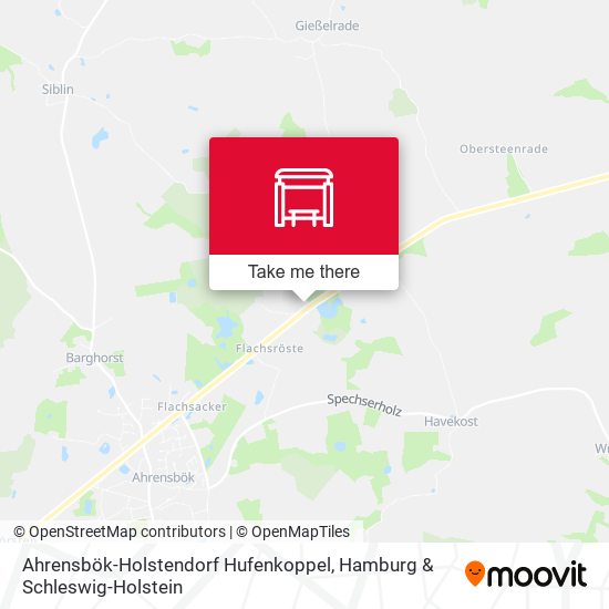 Ahrensbök-Holstendorf Hufenkoppel map