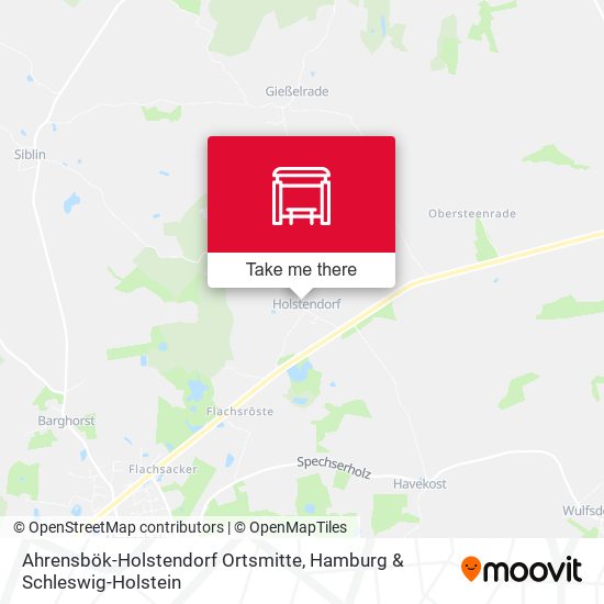 Ahrensbök-Holstendorf Ortsmitte map