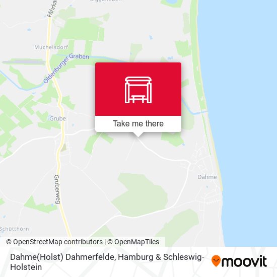 Dahme(Holst) Dahmerfelde map