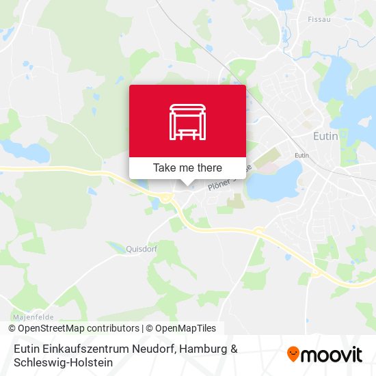 Eutin Einkaufszentrum Neudorf map