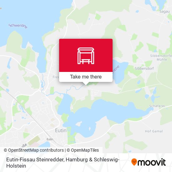 Eutin-Fissau Steinredder map