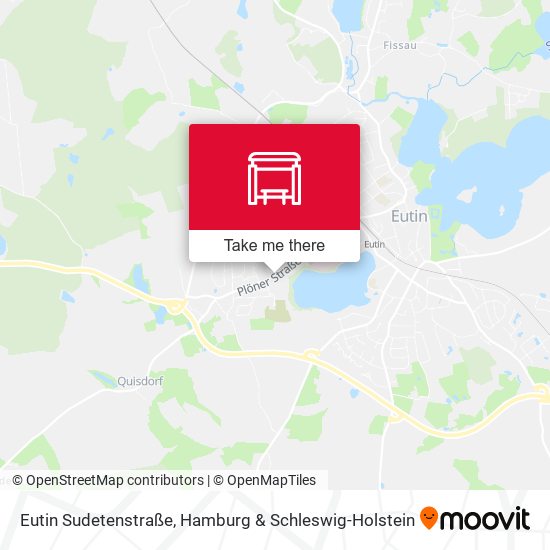 Eutin Sudetenstraße map