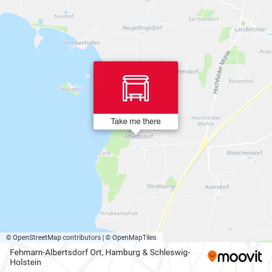 Карта Fehmarn-Albertsdorf Ort