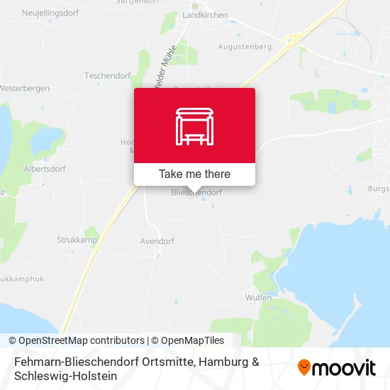 Карта Fehmarn-Blieschendorf Ortsmitte