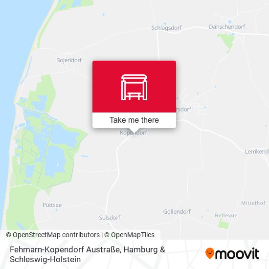 Fehmarn-Kopendorf Austraße map