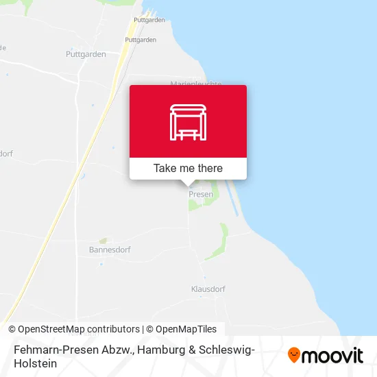 Карта Fehmarn-Presen Abzw.