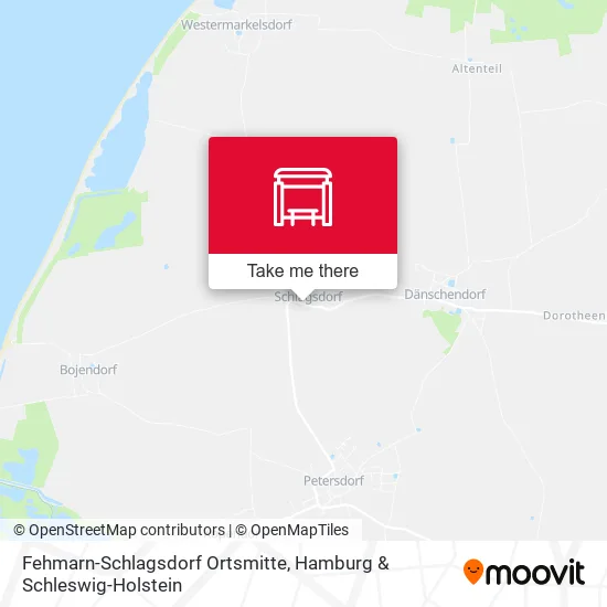 Карта Fehmarn-Schlagsdorf Ortsmitte