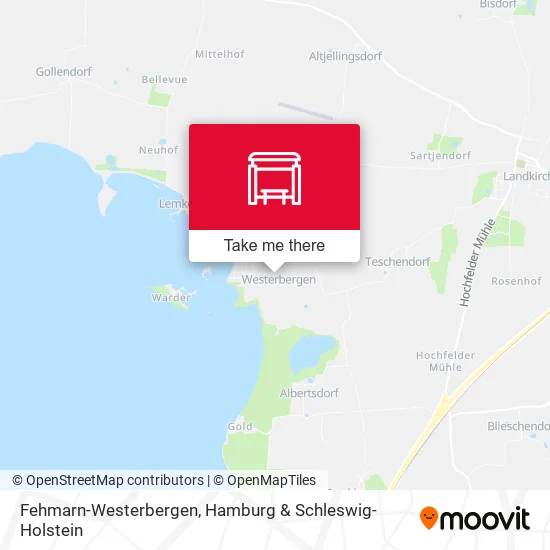 Карта Fehmarn-Westerbergen