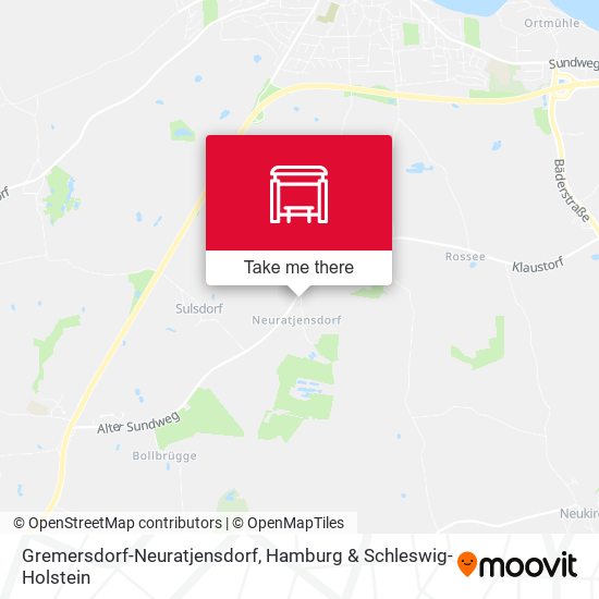 Gremersdorf-Neuratjensdorf map
