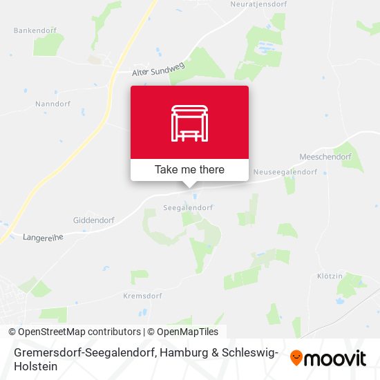 Gremersdorf-Seegalendorf map