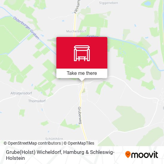 Grube(Holst) Wicheldorf map