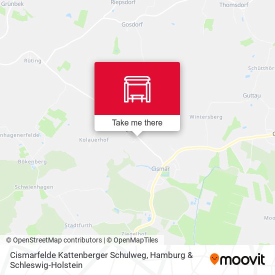 Cismarfelde Kattenberger Schulweg map