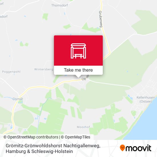 Grömitz-Grönwohldshorst Nachtigallenweg map