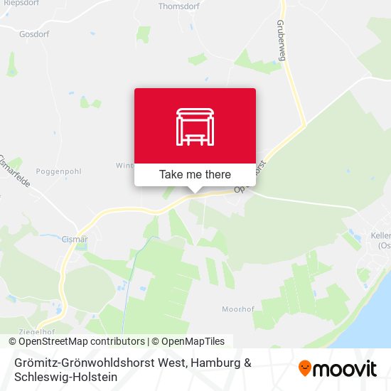 Grömitz-Grönwohldshorst West map