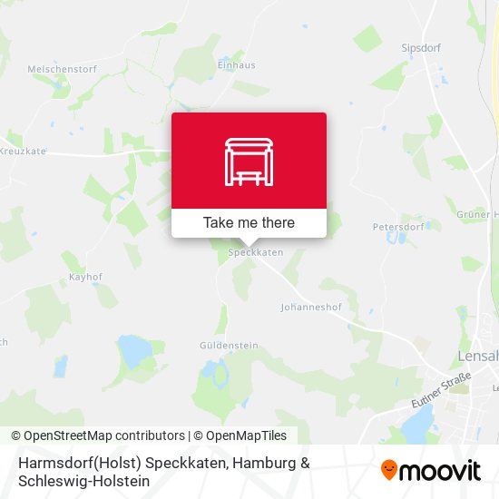 Harmsdorf(Holst) Speckkaten map