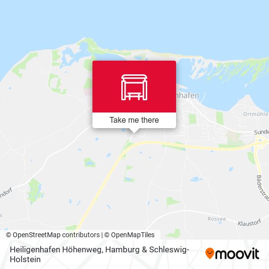 Heiligenhafen Höhenweg map