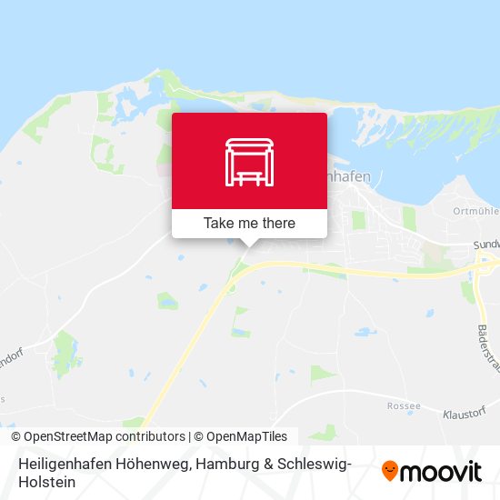 Heiligenhafen Höhenweg map