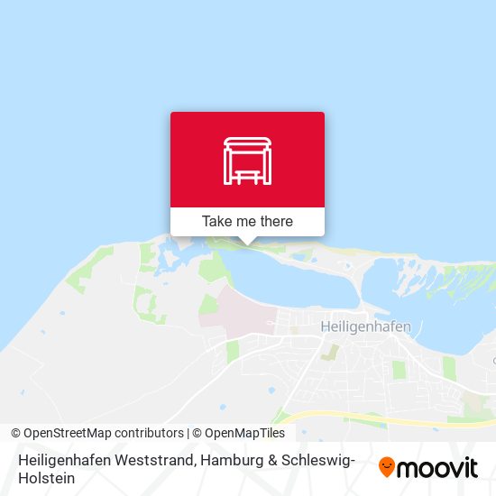 Heiligenhafen Weststrand map