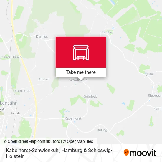 Карта Kabelhorst-Schwienkuhl