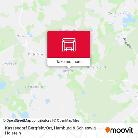 Kasseedorf Bergfeld/Ort map