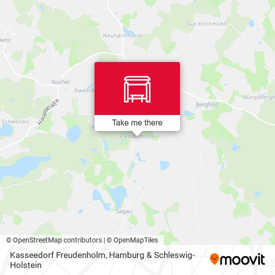 Kasseedorf Freudenholm map