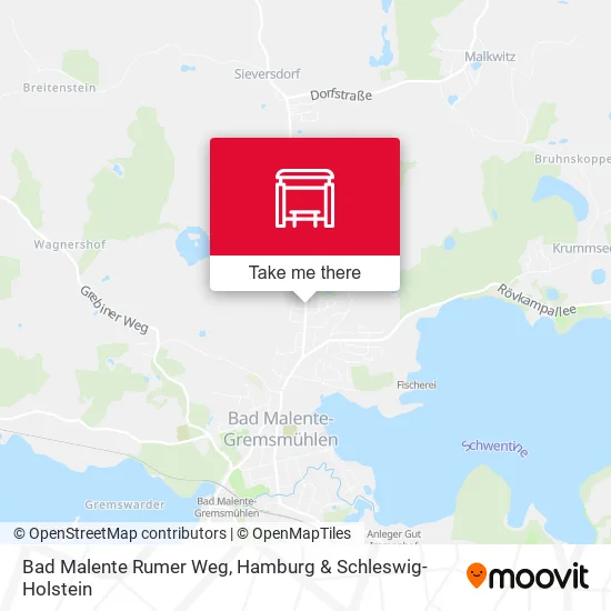 Карта Bad Malente Rumer Weg